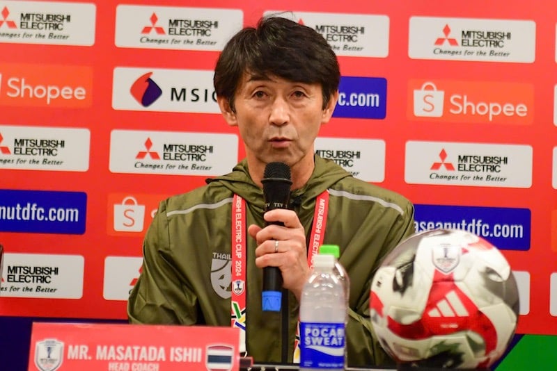 タイチームの石井正忠監督。写真: ミン・ダン