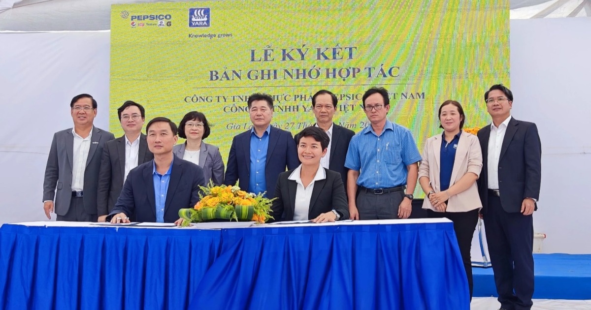 Yara Vietnam cooperates with PepsiCo Foods Vietnam for sustainable agricultural development