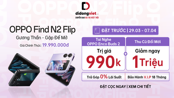 Di Động Việt nhận đặt trước điện thoại gập của OPPO ảnh 2