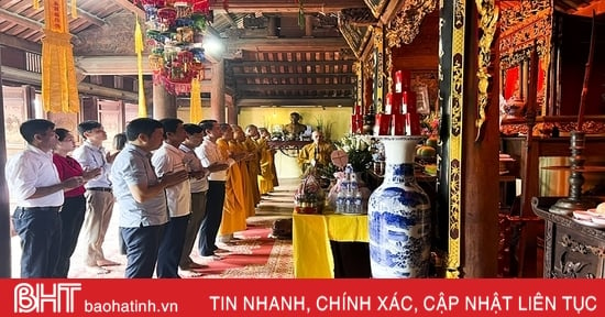 Lễ huý kỵ Hoàng Thái hậu Trần Thị Ngọc Hào ở Đức Thọ