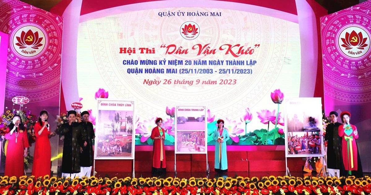 "Dân vận khéo” trong phát triển văn hoá, xây dựng người Hà Nội thanh lịch, văn minh