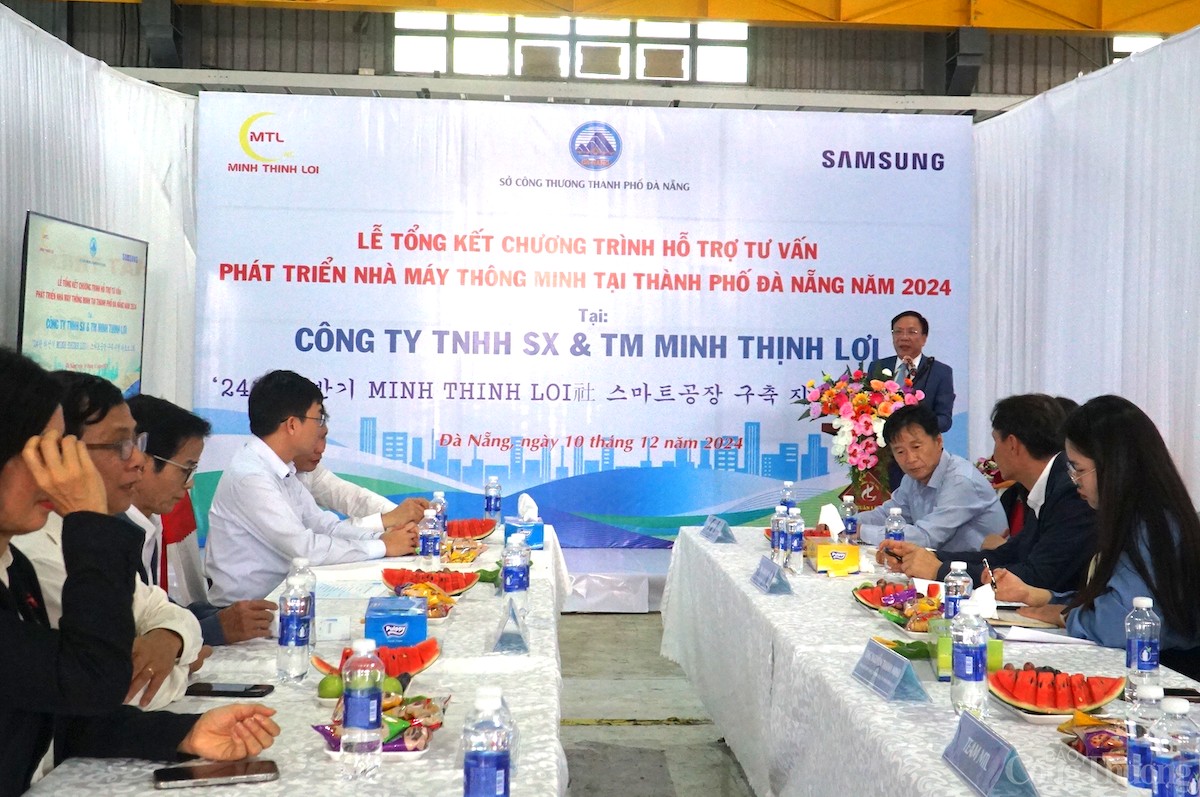 Đà Nẵng: Tổng kết Chương trình hỗ trợ tư vấn phát triển nhà máy thông minh năm 2024