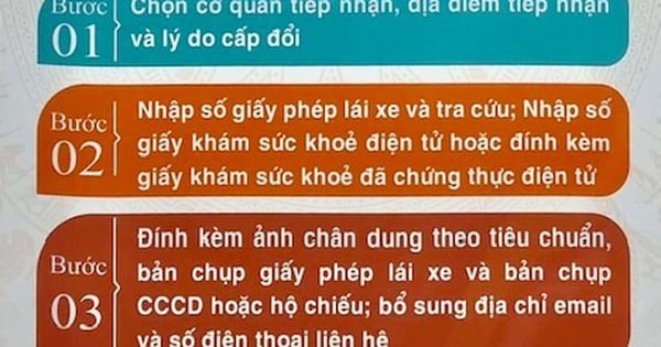 Cách sử dụng dữ liệu sức khỏe khi đổi giấy phép lái xe trực tuyến