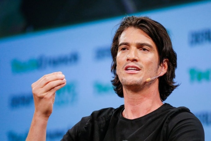 Adam Neumann trong một sự kiện về công nghệ tại thành phố New York năm 2017. Ảnh: Reuters