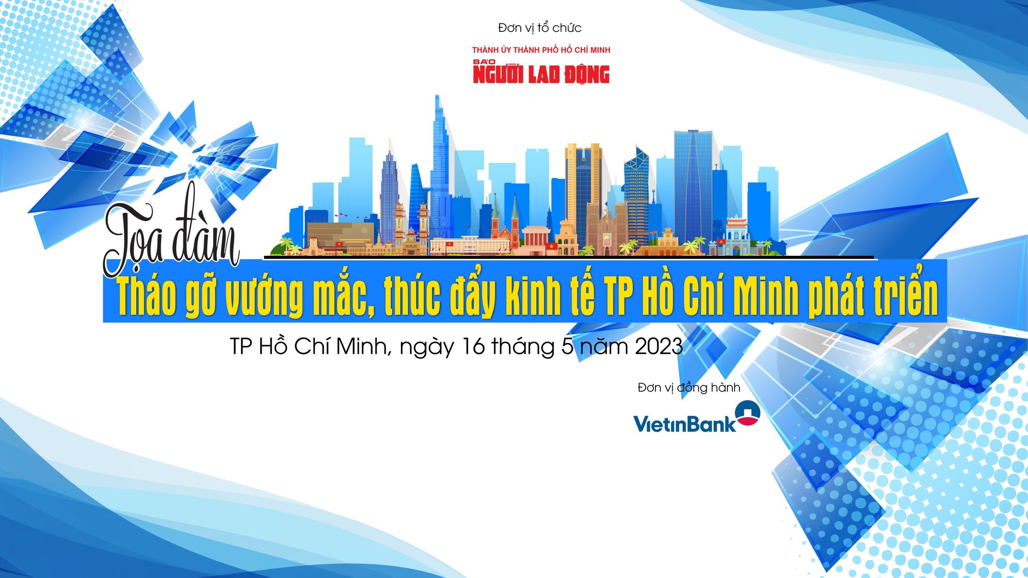 Báo Người Lao Động tổ chức tọa đàm “Tháo gỡ vướng mắc, thúc đẩy kinh tế TP HCM phát triển” - Ảnh 1.