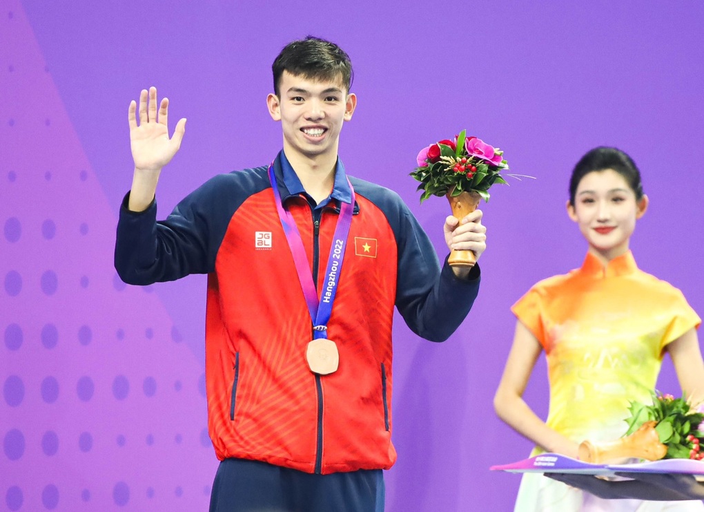 Huy Hoang erzählt von seinen Gefühlen beim Gewinn der Bronzemedaille bei den Asienspielen und dem Erhalt des Olympiatickets