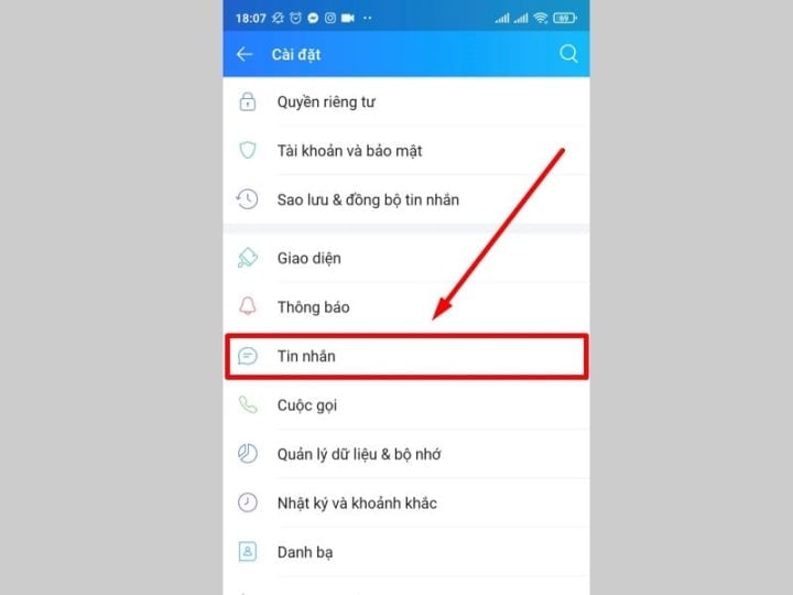 Cómo solucionar el problema de que Zalo no muestra burbujas de chat en Android - 1
