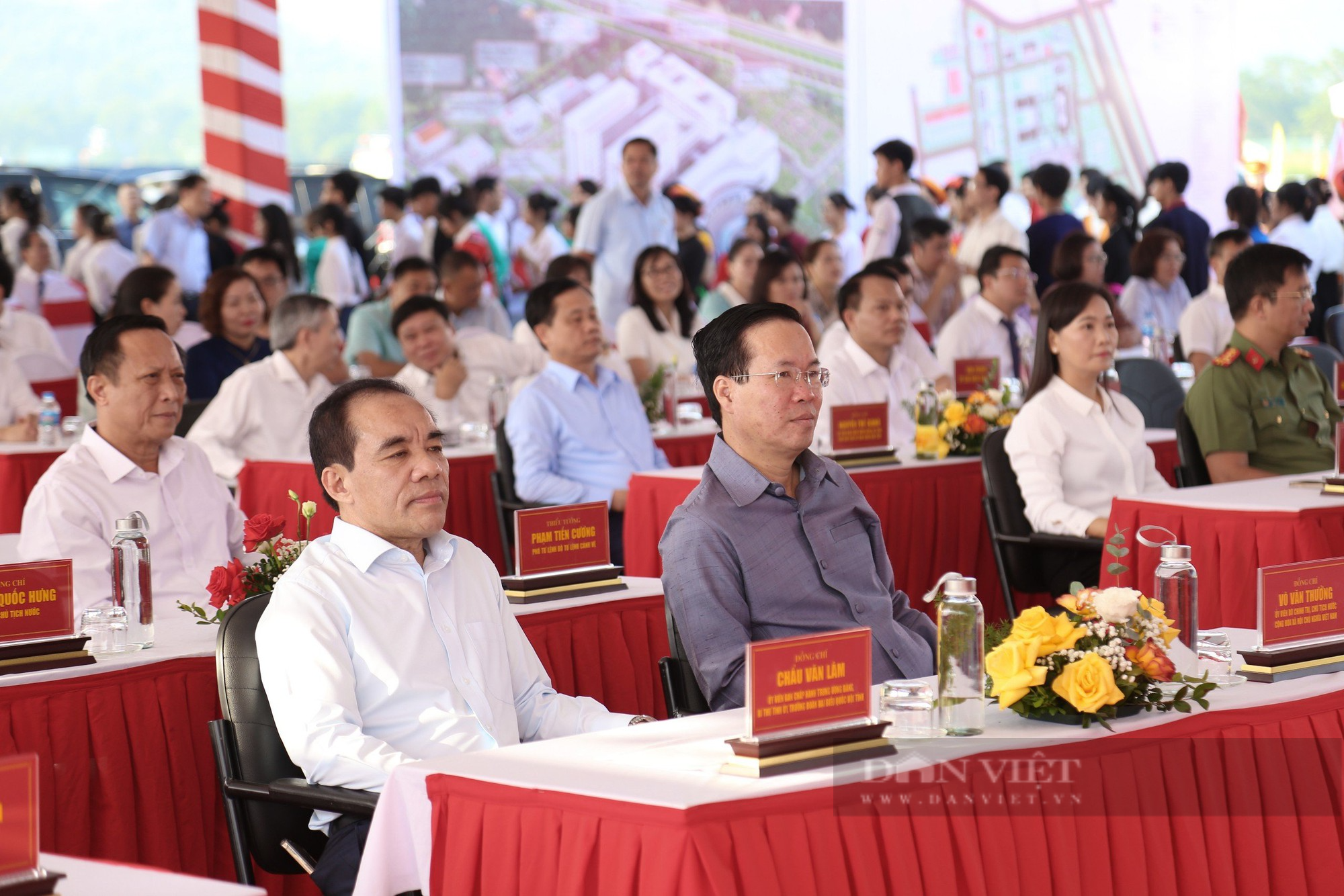 El presidente asiste a la ceremonia inaugural de la construcción del Hospital General Provincial de Tuyen Quang