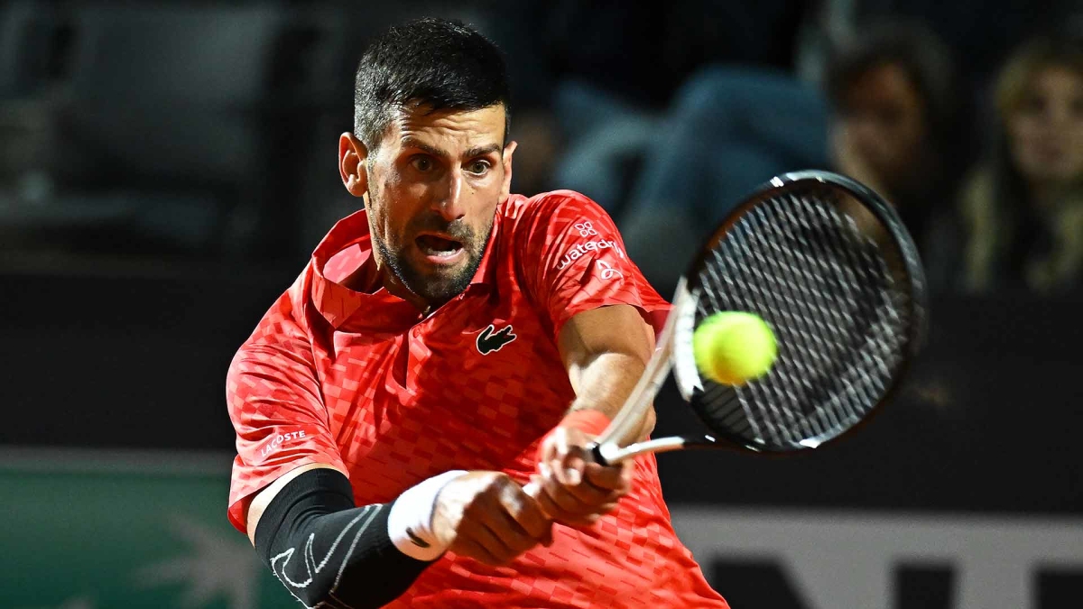 Djokovic thắng trận ra quân Rome Masters