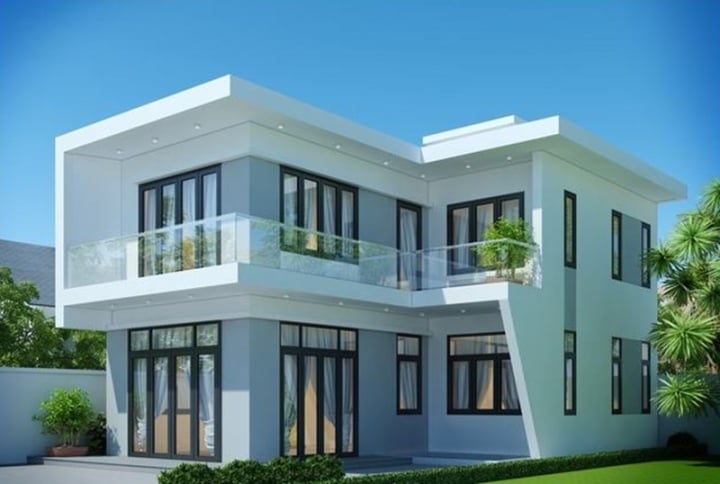 Los modelos de casas con techo plano en forma de L más populares hoy en día - 4