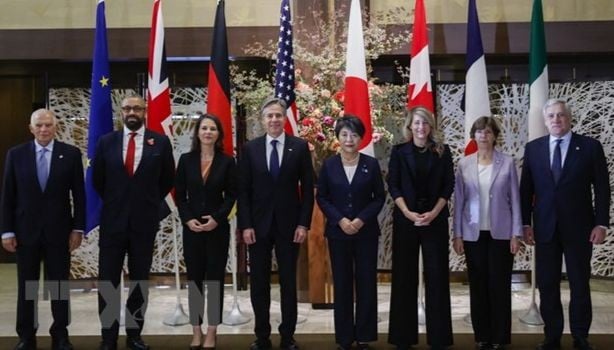 G7 ออกแถลงการณ์ร่วมเกี่ยวกับประเด็นระหว่างประเทศหลายประเด็น