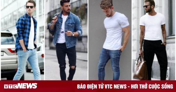 Einfaches Outfit mit Herren T-Shirts