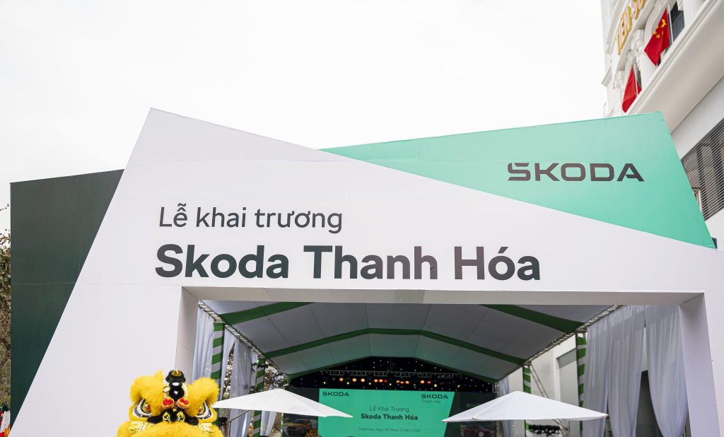 អ្នកចែកបៀ Skoda Thanh Hoa បានបើកជាផ្លូវការ - Thanh Cong Group