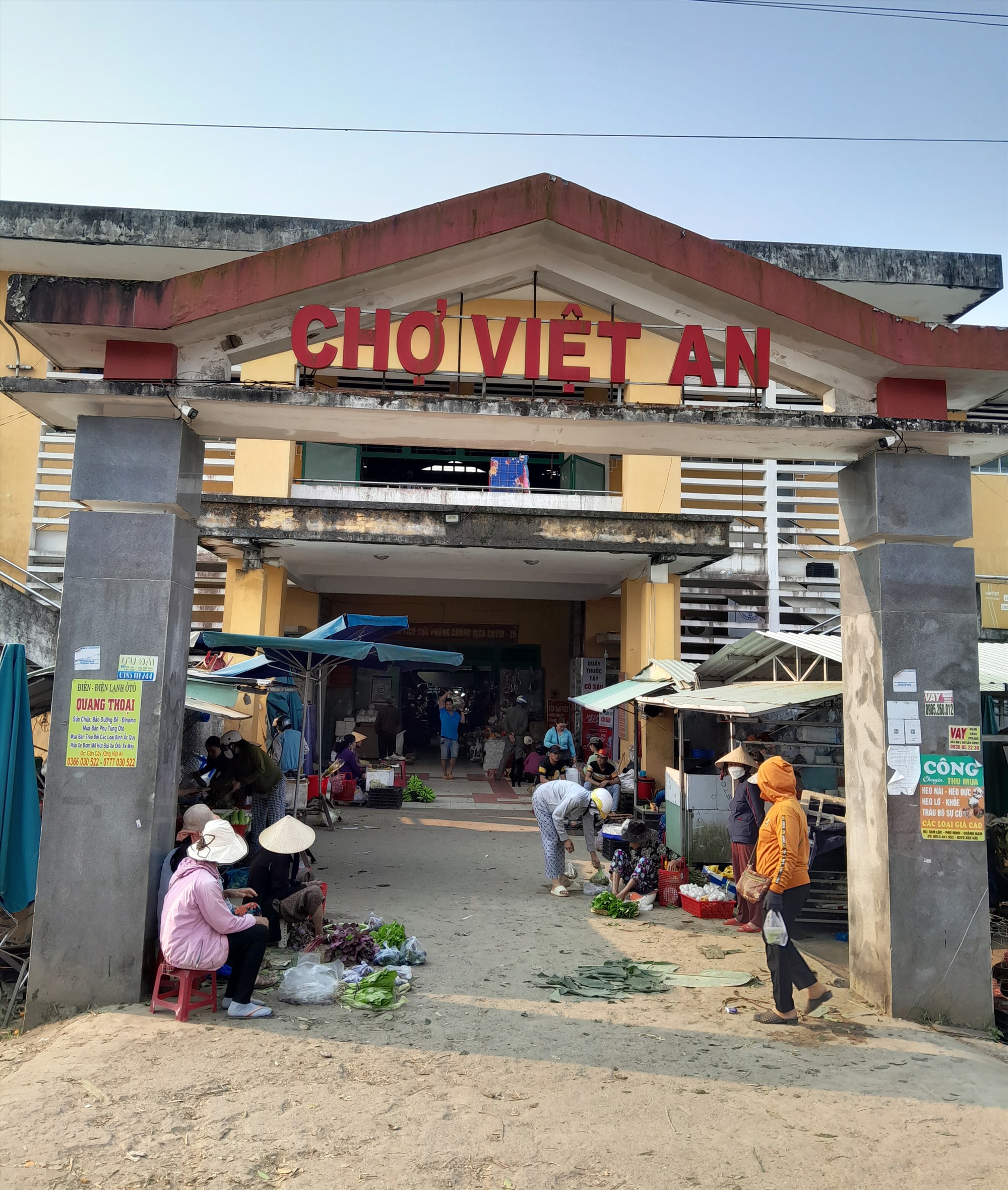 Un coin du marché de Viet An. Photo : T.A.