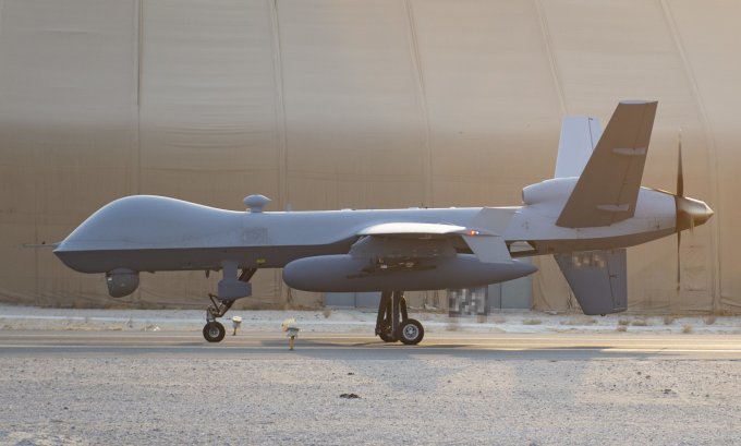 UAV MQ-9 được Mỹ triển khai đến Trung Đông hồi năm 2021. Ảnh: USAF