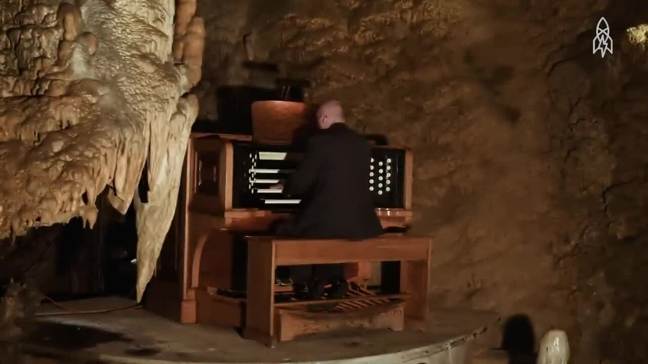 World's largest musical instrument is 14,100 square meters wide and made from a cave