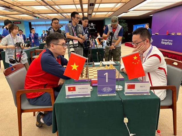 ASIAD 19: Vietnamese chess 'fights' Chinese team, Chinese chess 'overtakes' Hong Kong