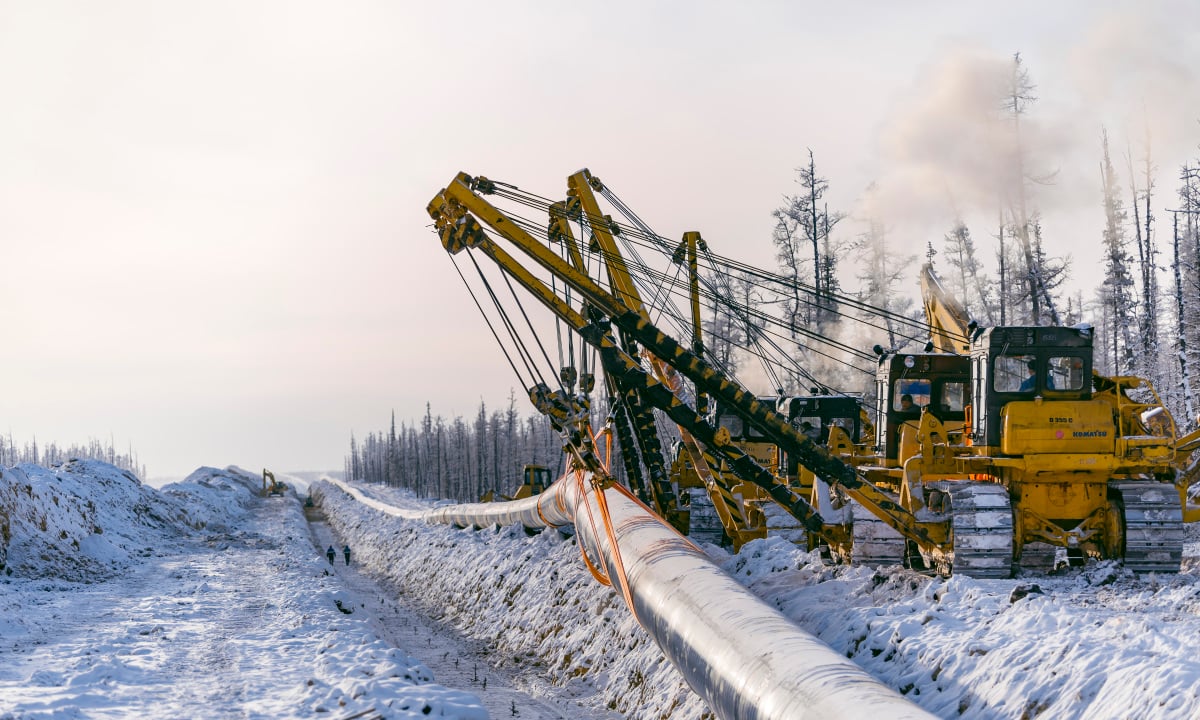 China ist dabei, die EU als Importeur russischen Gases vollständig zu ersetzen.