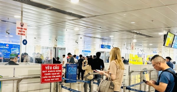 タンソンニャット空港の数十便が悪天候の影響を受ける