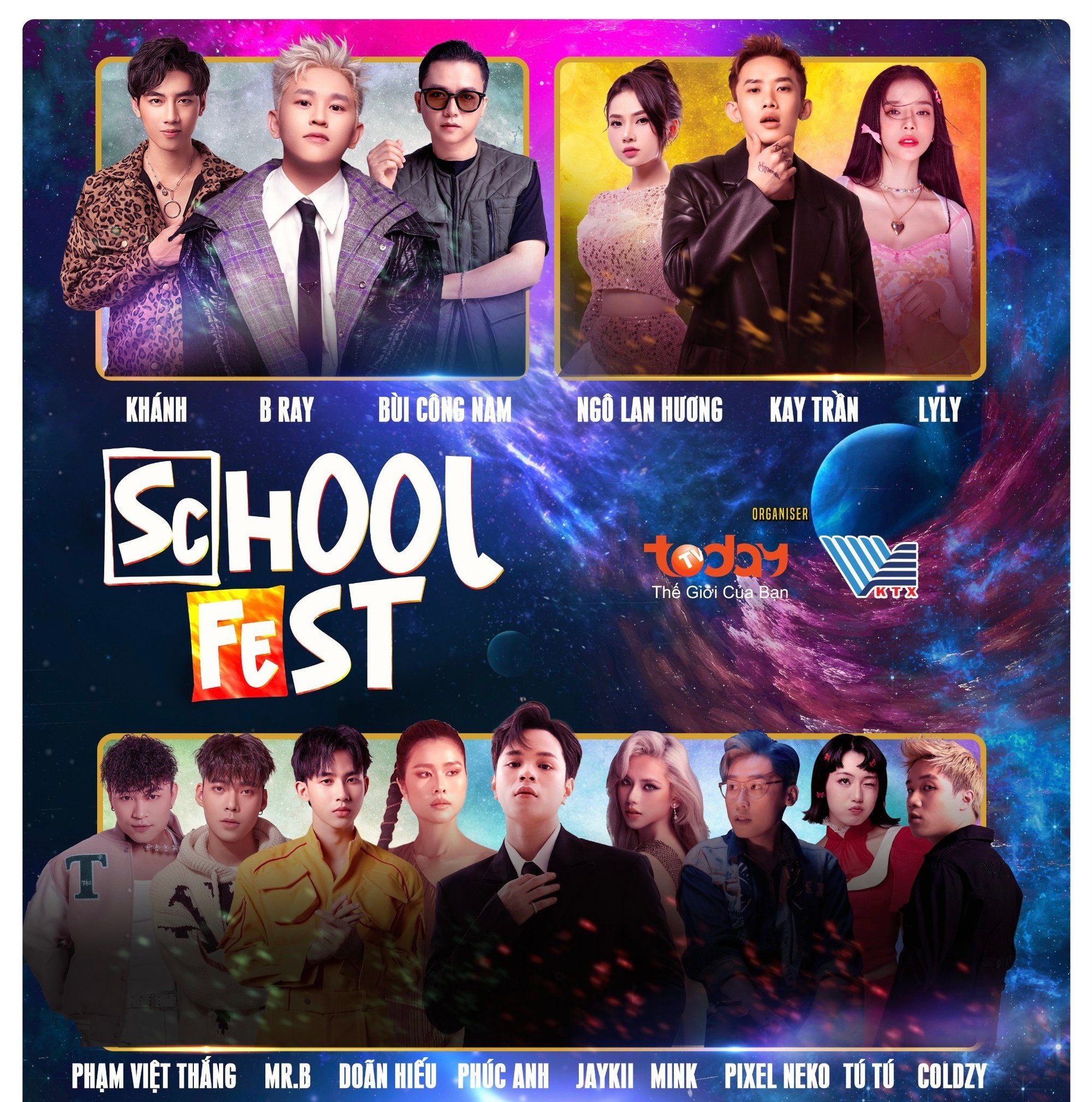 LyLy, Kay Trần, Bùi Công Nam, Jaykii, Doãn Hiếu… tham gia lễ hội âm nhạc 'School Fest'  - Ảnh 1.