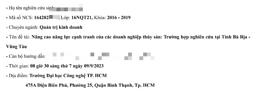 Một nghiên cứu sinh bị "tố" khi 2 lần làm tiến sĩ chung một đề tài - Ảnh 1.