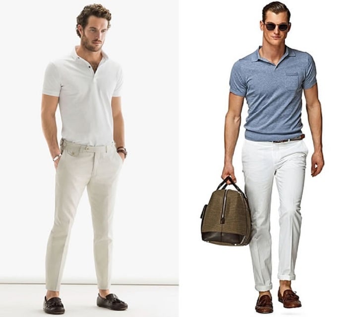 Simple outfit combinations with men's t-shirts - 4