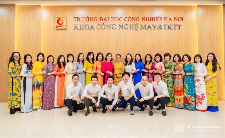 Staff and lecturers of the Faculty of Garment Technology & Fashion Design, Hanoi University of Industry (HaUI).