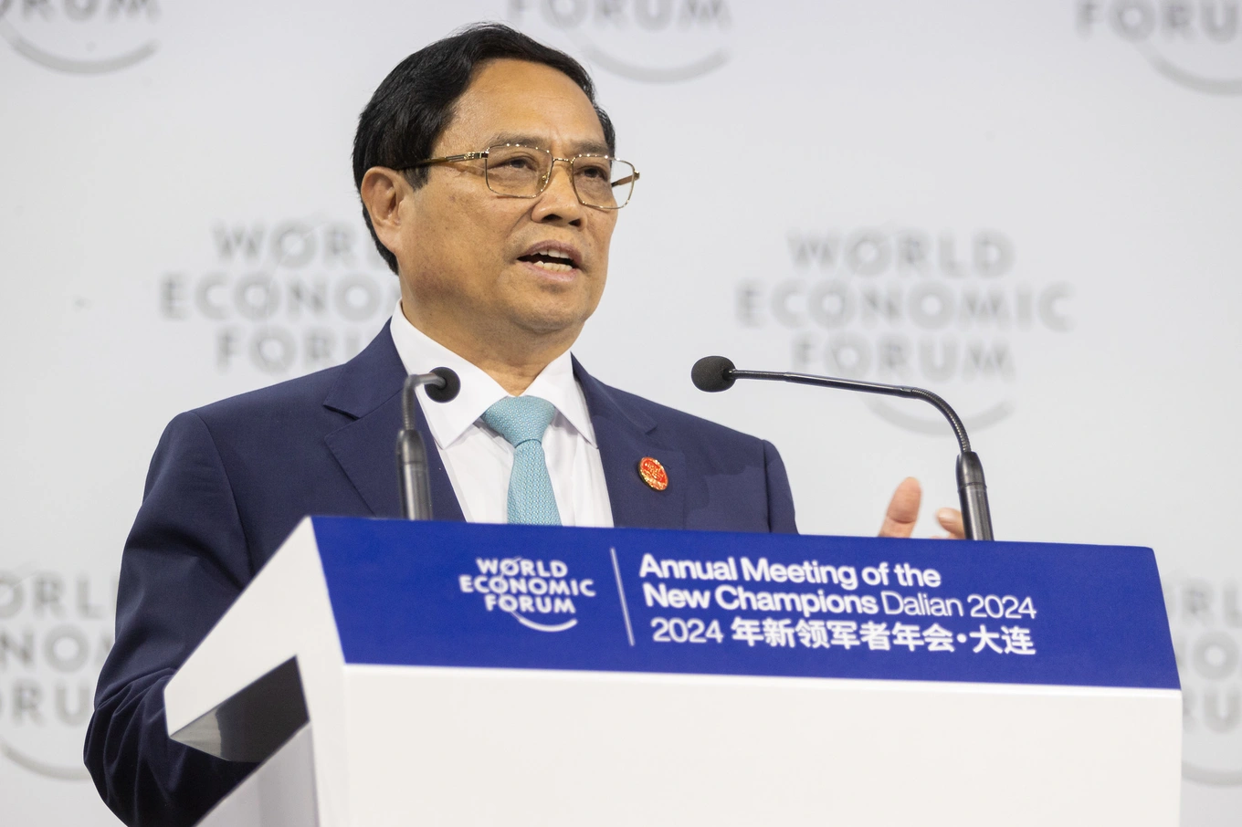 Texto completo del discurso especial del primer ministro Pham Minh Chinh en el Foro Económico Mundial de Dalian