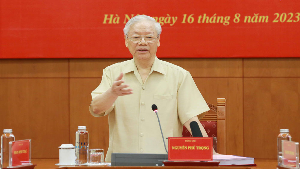 General Secretary Nguyen Phu Trong chairs meeting of Central Steering Committee on anti-corruption