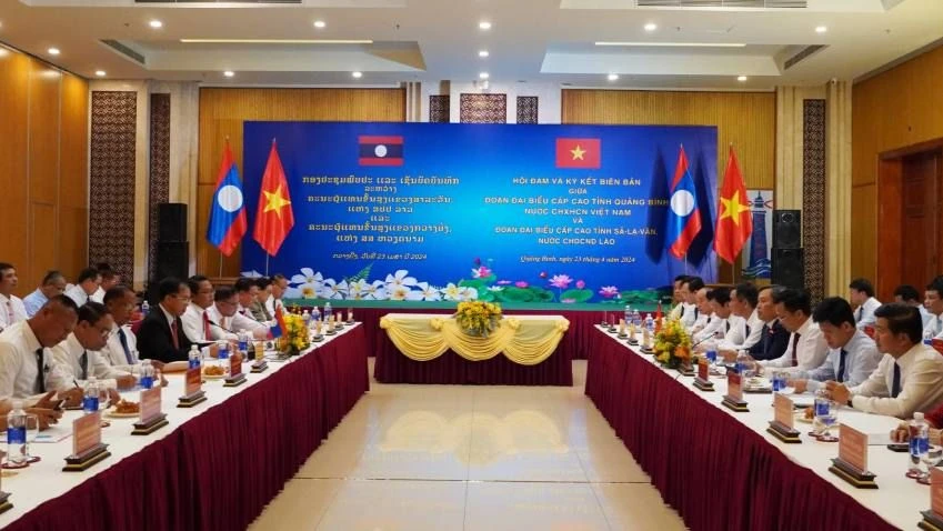 Strengthening cooperation between Quang Binh province and Salavan province (Laos)