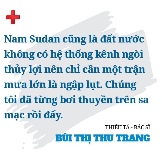 Nữ bác sĩ - chiến sĩ mũ nồi xanh ở Nam Sudan: "Tôi có vinh dự mà không phải bác sĩ nào cũng có được" - Ảnh 2.