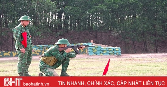 Chiến sỹ mới BĐBP Hà Tĩnh tự tin kiểm tra “3 tiếng nổ”