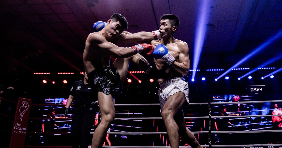 Quét trụ cực hay, võ sĩ Việt Nam hạ knock-out mãn nhãn võ sĩ Đài Loan