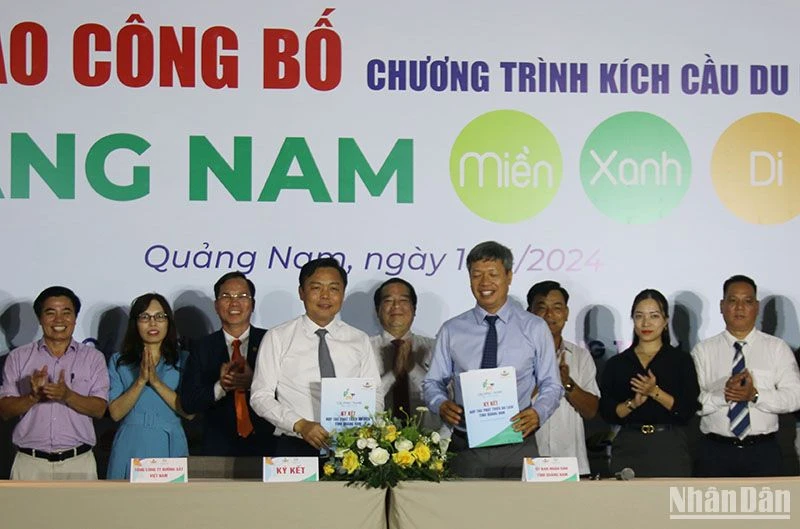 More than 100 businesses participate in stimulating tourism attraction in 2024 "Quang Nam - Green Heritage Area"