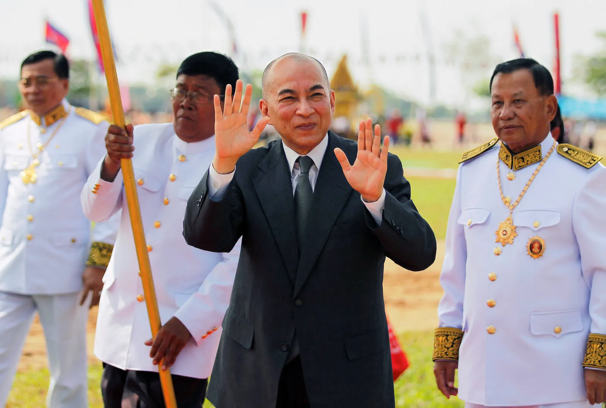 Heute kommt der König von Kambodscha in Vietnam an