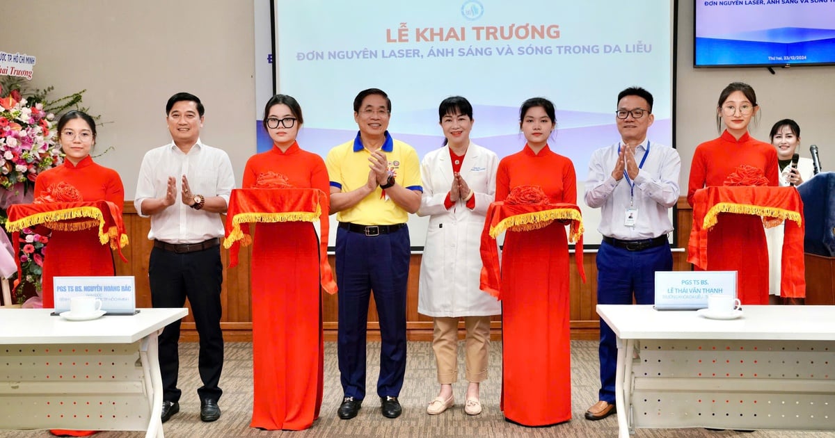 Ho Chi Minh City University of Medicine and Pharmacy Hospital opens Laser, Light and Wave Unit in Dermatology