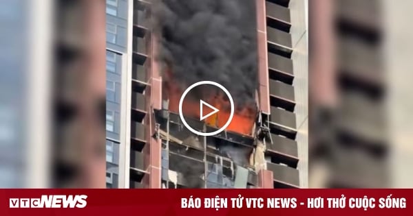 Huge fire and explosion at luxury apartment building in China