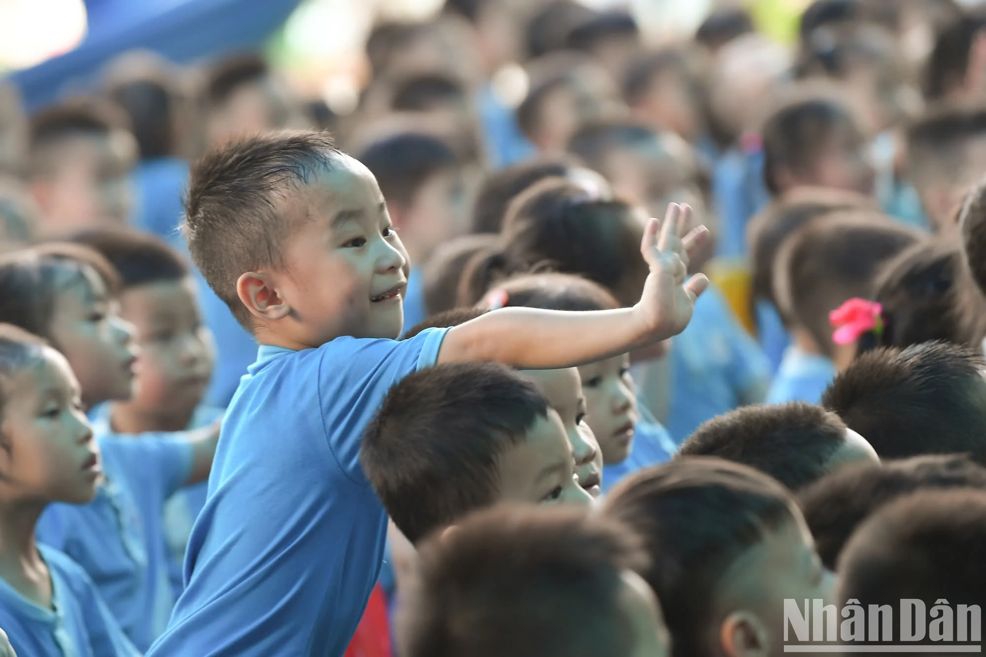 [Ảnh] Những khoảnh khắc đáng yêu ngày hội tựu trường tại Hà Nội ảnh 12