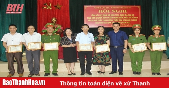 Phường Lam Sơn phấn đấu giữ vững an ninh trật tự và phòng cháy chữa cháy