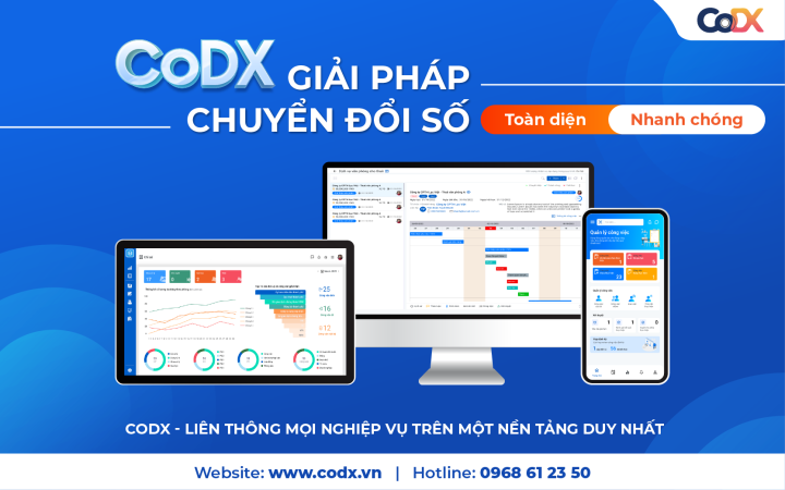 CoDX hỗ trợ doanh nghiệp chuyển đổi số toàn diện, nhanh chóng.