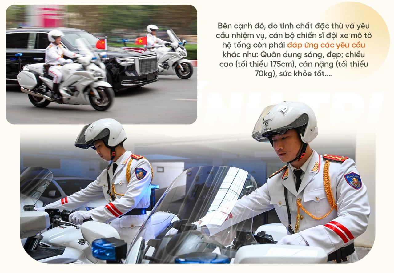 バイク護衛隊 - 国際代表団を守る鉄の盾 - 9 Đội mô tô hộ tống - Lá chắn thép bảo vệ các đoàn khách quốc tế - 9