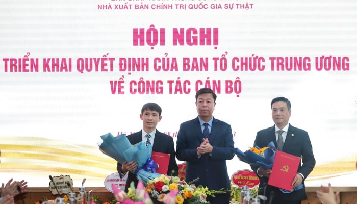 Công bố quyết định bổ nhiệm Lãnh đạo Nhà xuất bản Chính trị quốc gia Sự thật