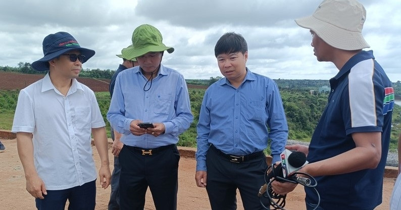 Fuga de agua en el depósito de Gia Lai: el Ministerio de Agricultura investiga el incidente