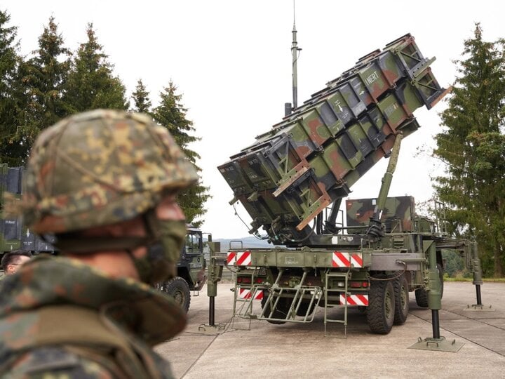 Patriot-Flugabwehrraketensystem der Bundeswehr. (Foto: AP)