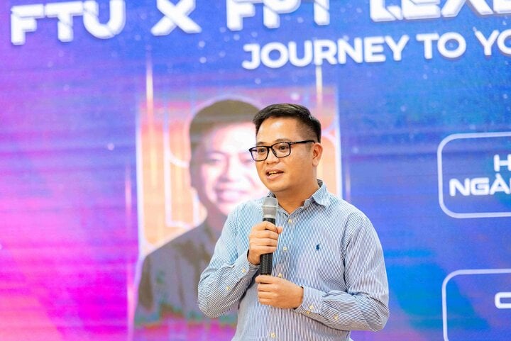 Ông Phạm Mạnh Hưng - Giám đốc Phụ trách đối tác Synnex FPT - Công ty Liên kết của Tập đoàn FPT chia sẻ tại sự kiện.