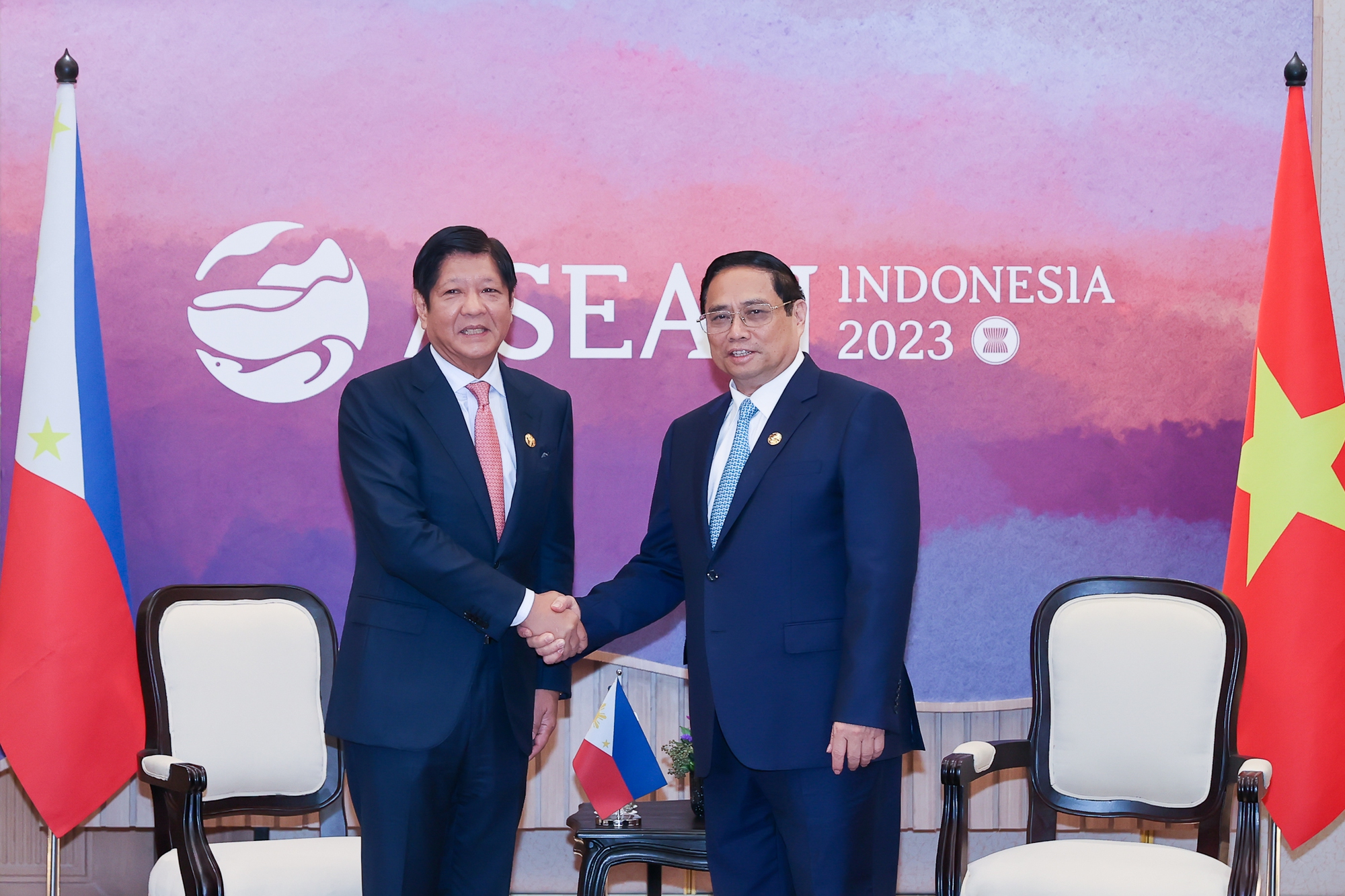 Prime Minister Pham Minh Chinh meets with the Secretary General of the United Nations and leaders of Singapore, India, and the Philippines, photo 3