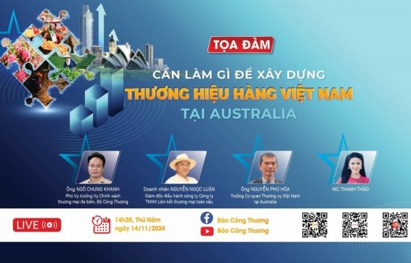 Esta tarde tuvo lugar el seminario "¿Qué hay que hacer para construir marcas de productos vietnamitas en Australia?".