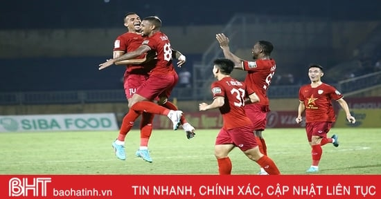 Hồng Lĩnh Hà Tĩnh nỗ lực cho mục tiêu vào 8 đội mạnh nhất V.League