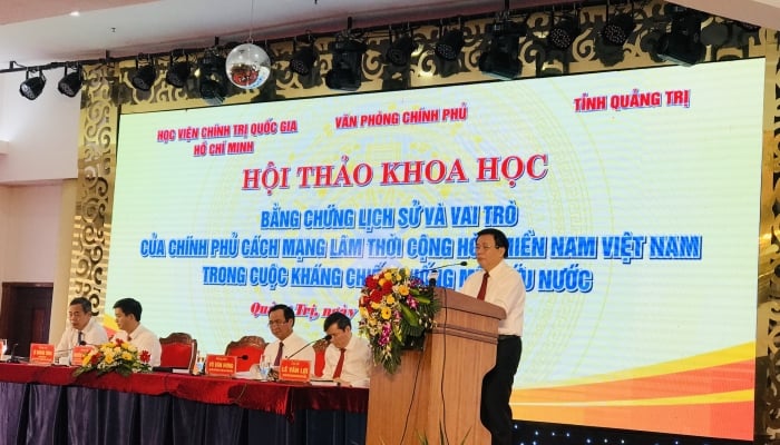 Atelier sur le rôle du Gouvernement révolutionnaire provisoire de la République du Sud Vietnam