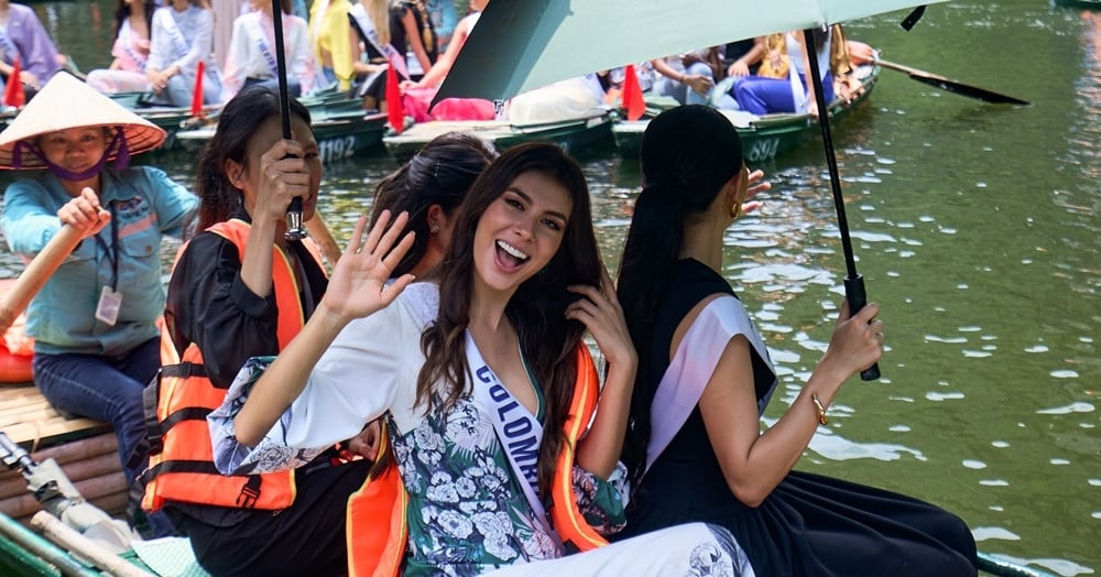 Miss Cosmo 2024: The beauty queens explore Ninh Binh, humorously speaking Vietnamese